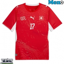 Switzerland Ruben Vargas #17 Replica Home Shirt World Cup 2026 Short Sleeve